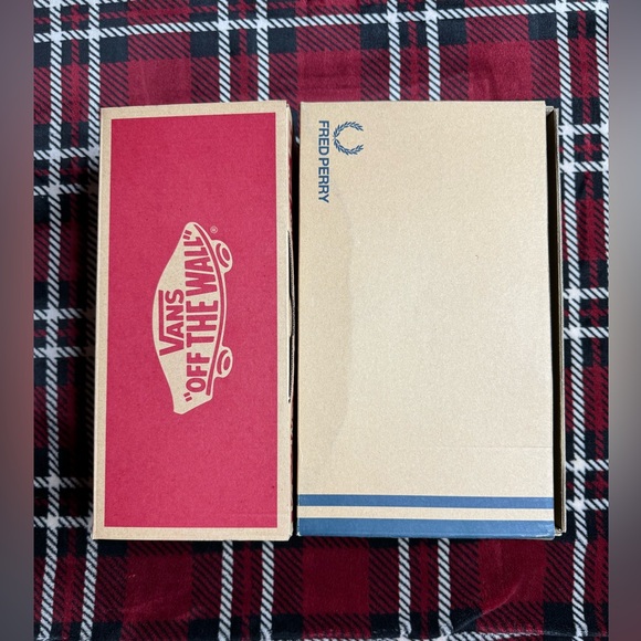 Mens Vans Off The Wall & Fred Perry Size 8 Shoe Boxes - Picture 7 of 7